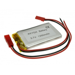 Akumulator litowo-polimerowy AKYGA 3,7V 1250mAh PCM
